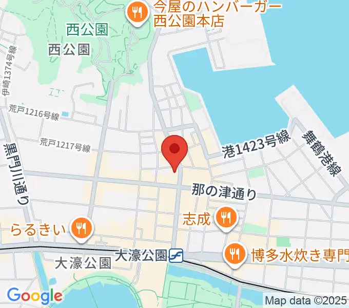 福岡PEACEの地図
