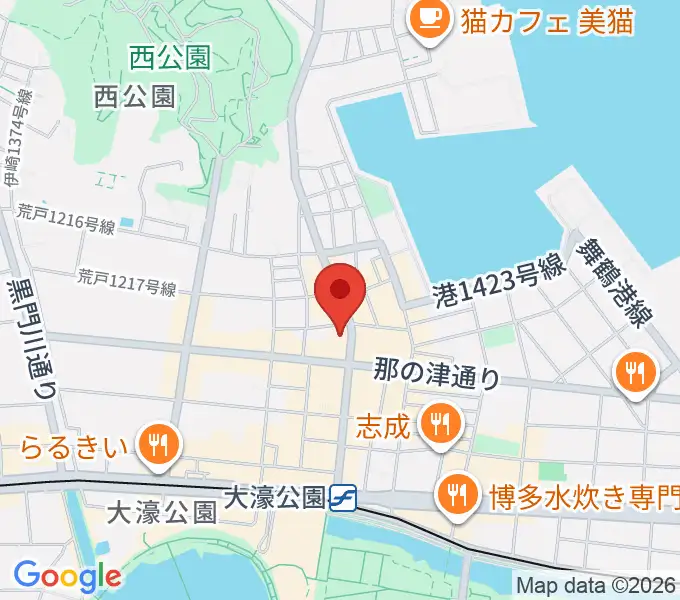 福岡PEACEの地図