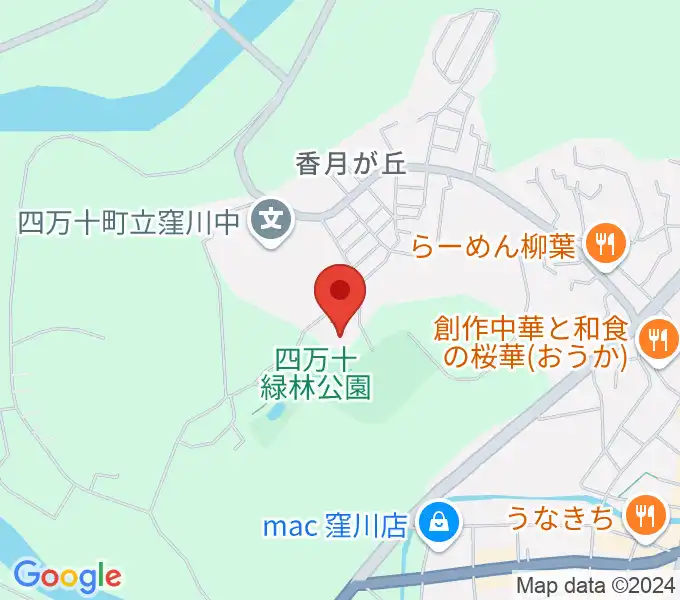 窪川四万十会館の地図