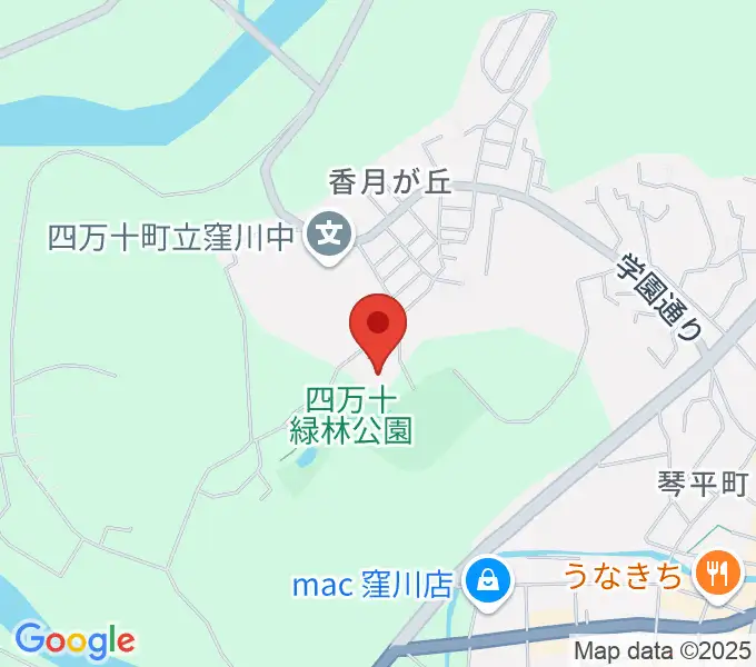 窪川四万十会館の地図