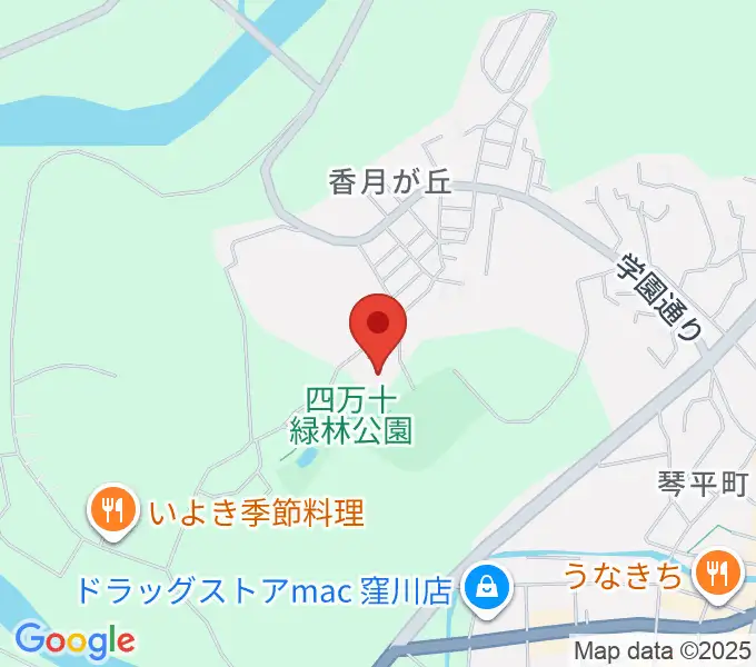 窪川四万十会館の地図