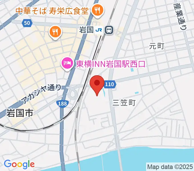 シンフォニア岩国の地図