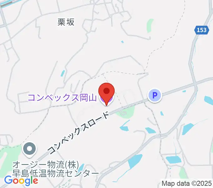 コンベックス岡山の地図