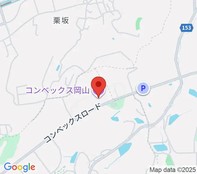コンベックス岡山の地図