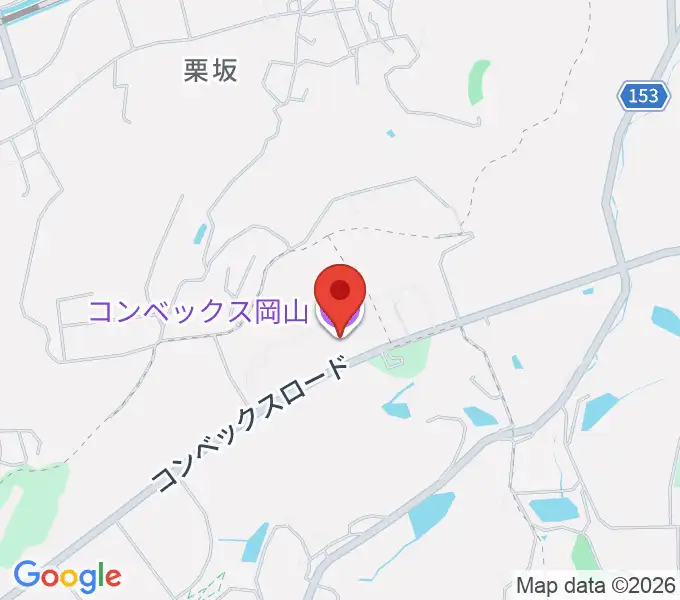 コンベックス岡山の地図