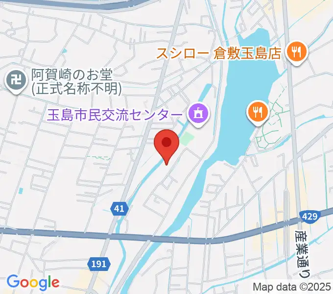 倉敷市玉島文化センターの地図
