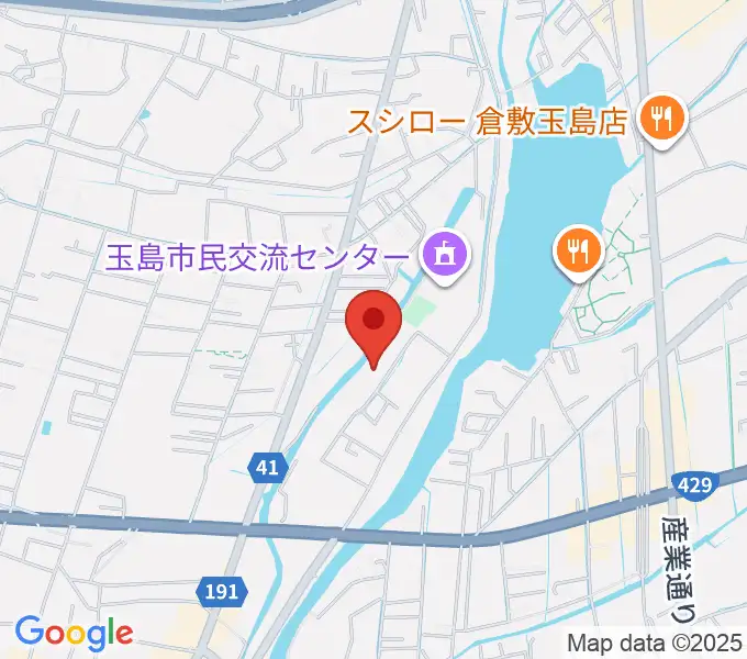 倉敷市玉島文化センターの地図