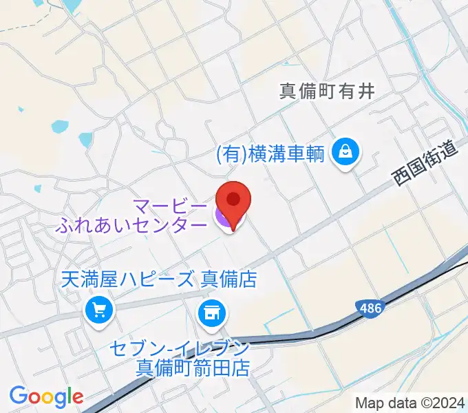 マービーふれあいセンターの地図