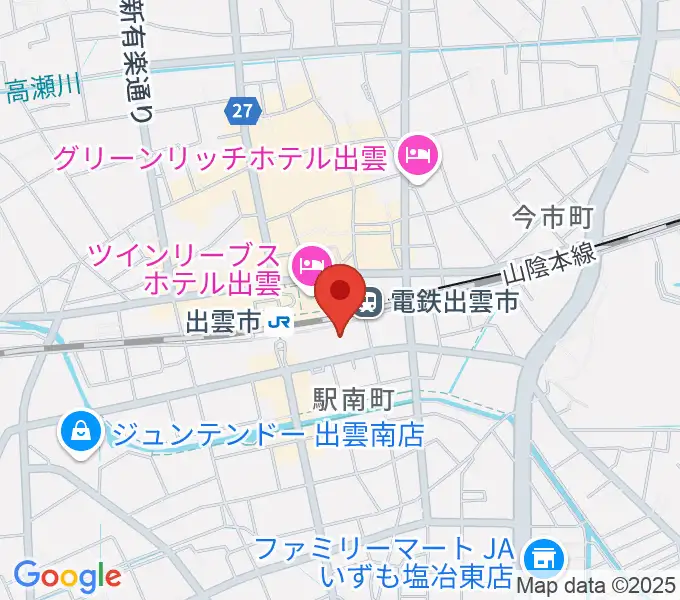 ビッグハート出雲の地図