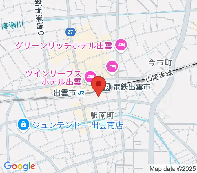 ビッグハート出雲の地図