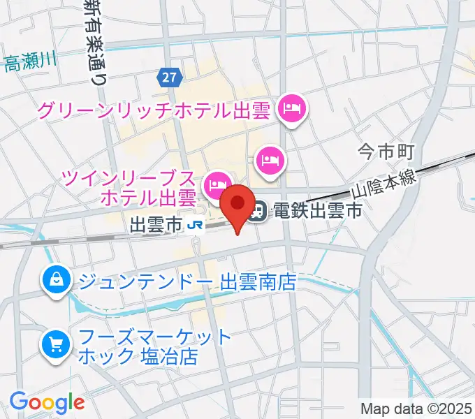 ビッグハート出雲の地図