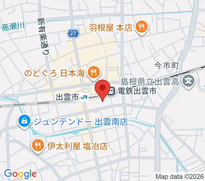 ビッグハート出雲の地図