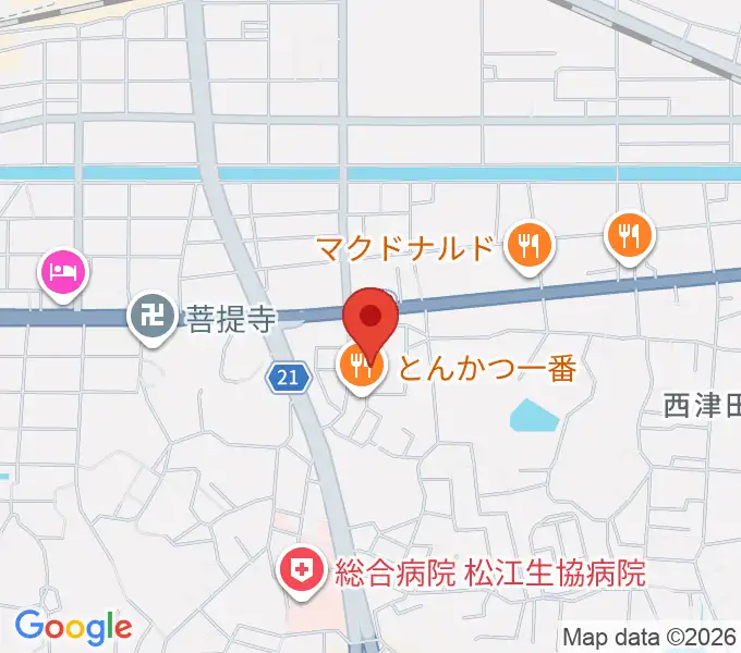 さんびる文化センタープラバホールの地図