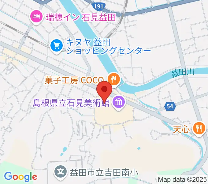 島根県立いわみ芸術劇場グラントワの地図