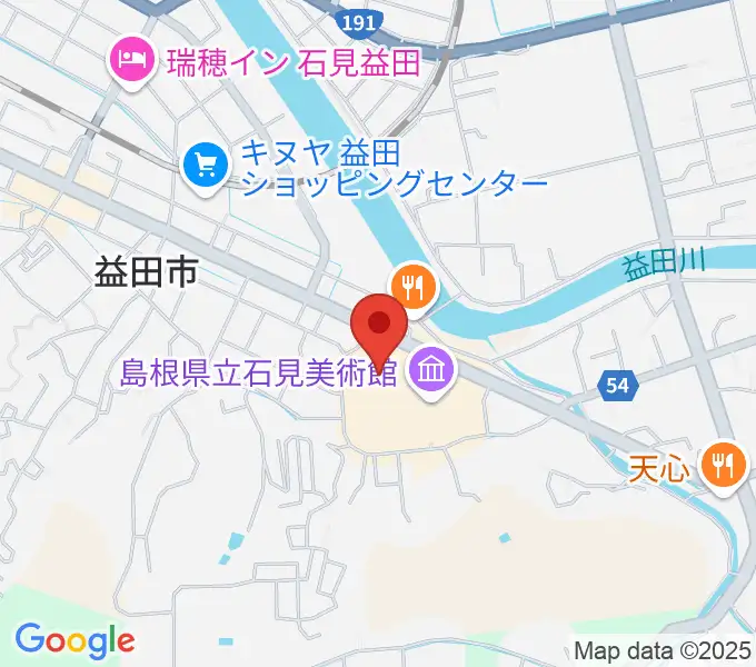 島根県立いわみ芸術劇場グラントワの地図