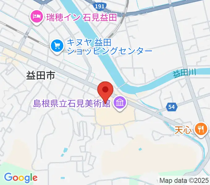 島根県芸術文化センター グラントワの地図