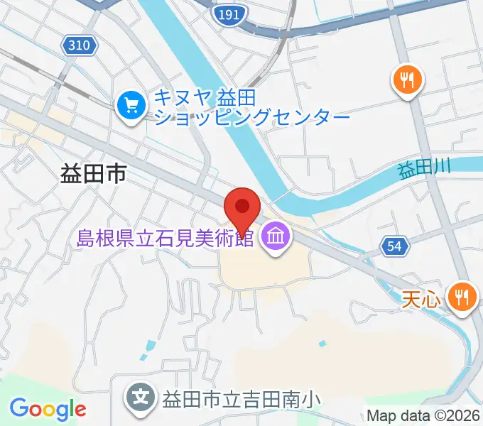 島根県芸術文化センター グラントワの地図