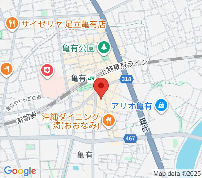 藍ほーるの地図