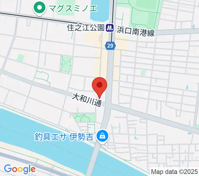住之江スタジオの地図
