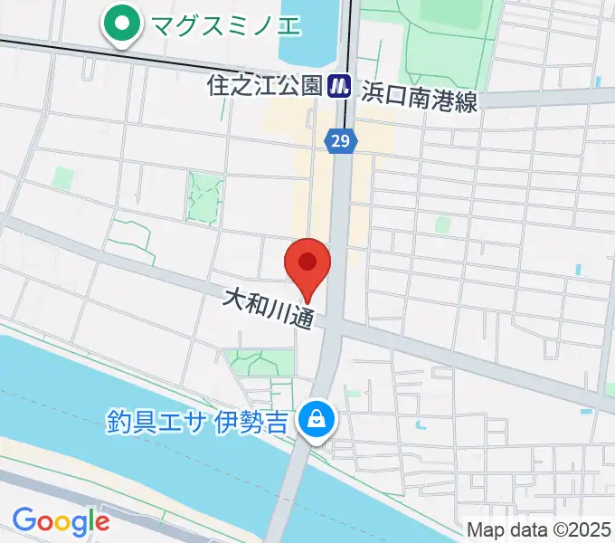 住之江スタジオの地図