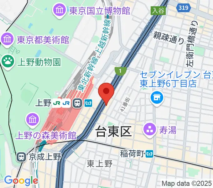 スタジオアンサンブルの地図
