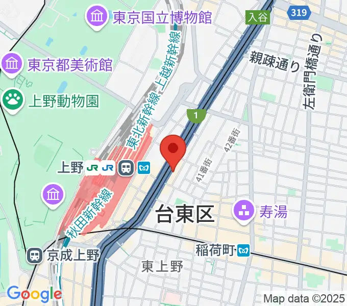 スタジオアンサンブルの地図