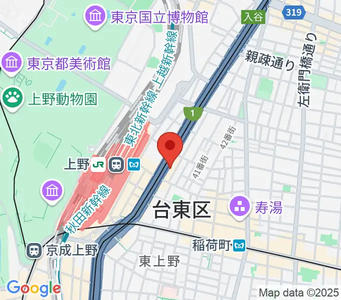 スタジオアンサンブルの地図