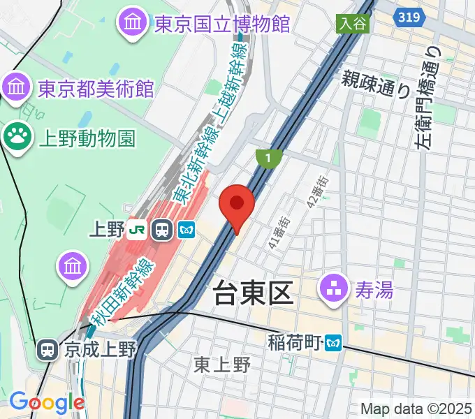 スタジオアンサンブルの地図