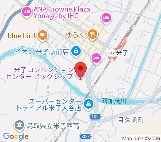 米子コンベンションセンター BiG SHiPの地図