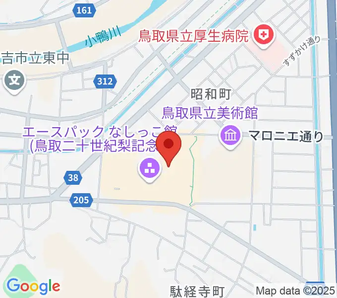 エースパック未来中心の地図