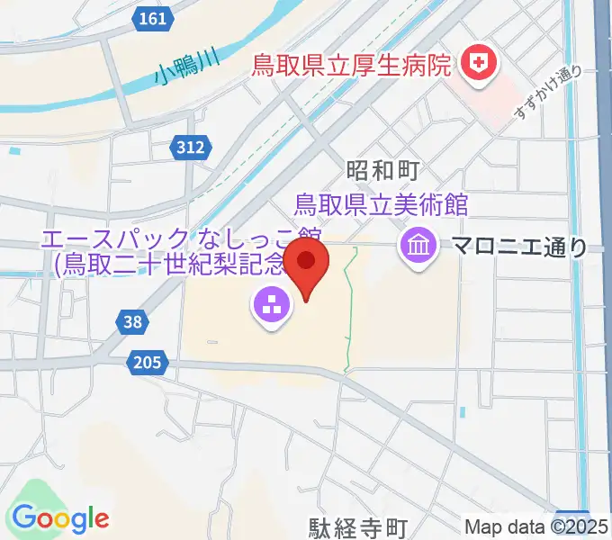 エースパック未来中心の地図
