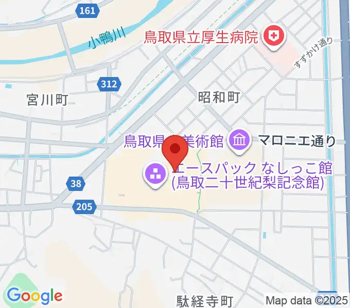 エースパック未来中心の地図