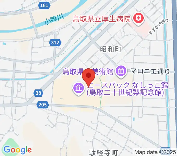 エースパック未来中心の地図