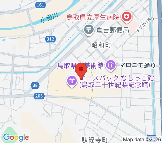 エースパック未来中心の地図