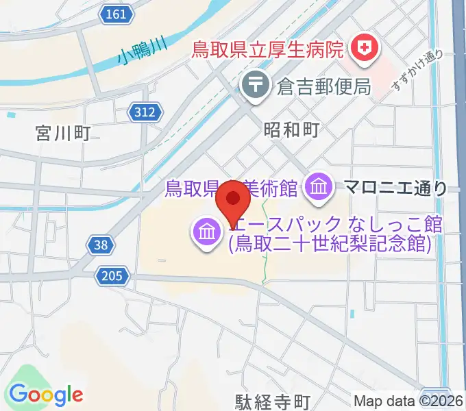 エースパック未来中心の地図