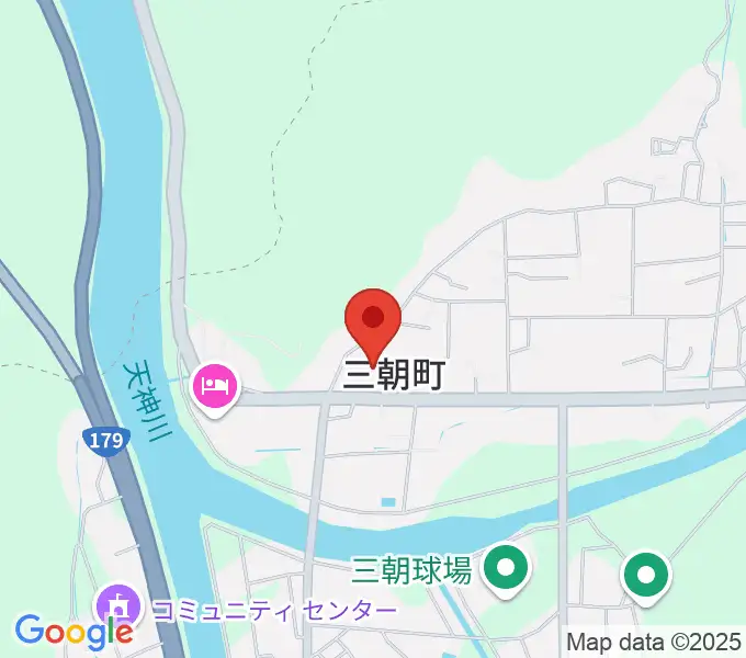 三朝町総合文化ホールの地図