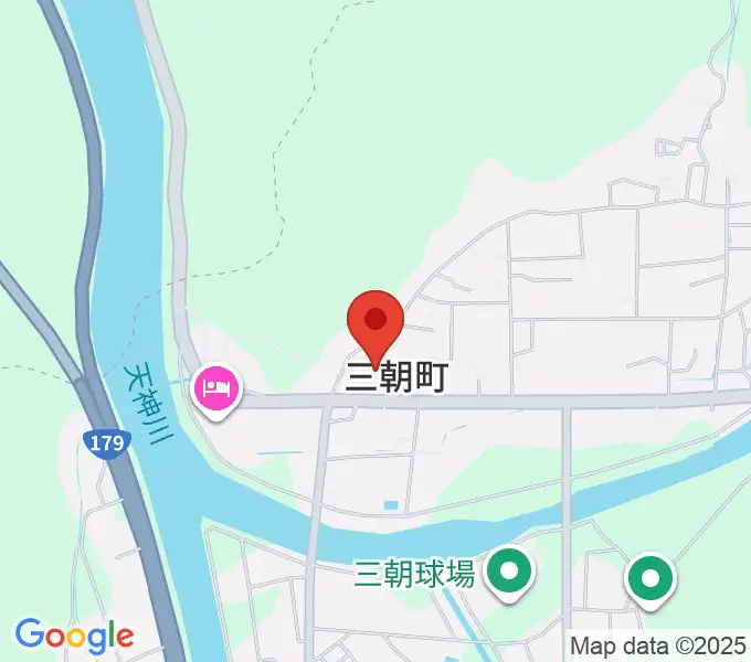 三朝町総合文化ホールの地図