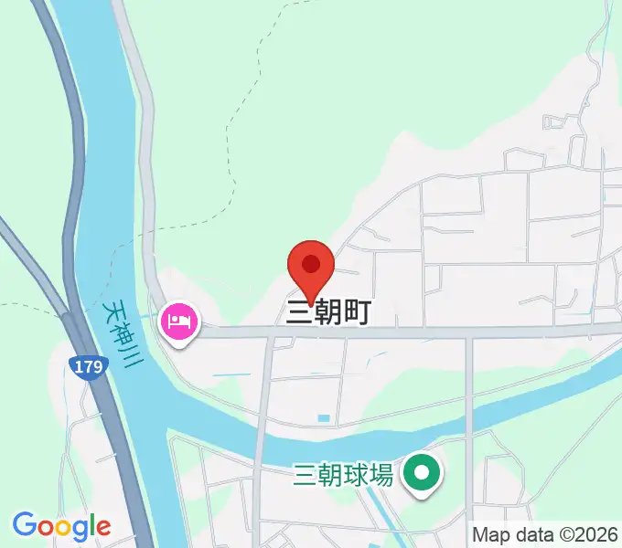 三朝町総合文化ホールの地図