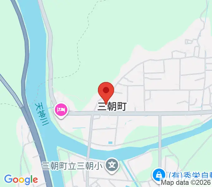 三朝町総合文化ホールの地図