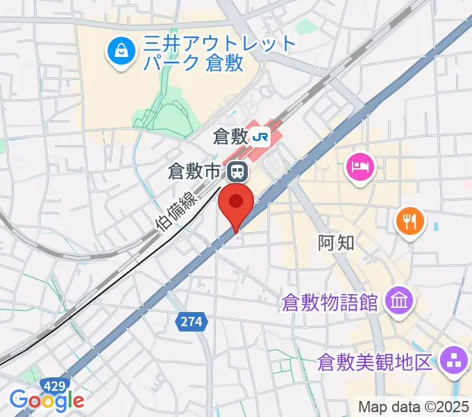 ライブハウス無限舎の地図