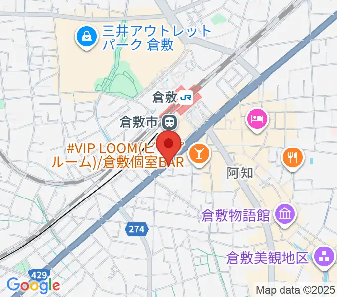 ライブハウス無限舎の地図