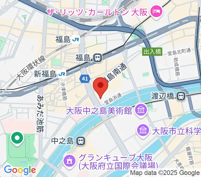 ABCホールの地図