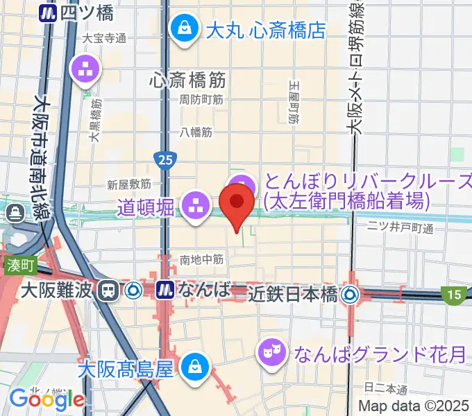 [移転]道噸堀ZAZAの地図