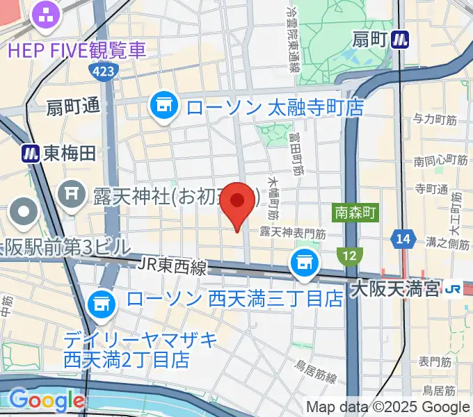 大阪Rumioの地図