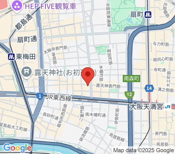 大阪Rumioの地図