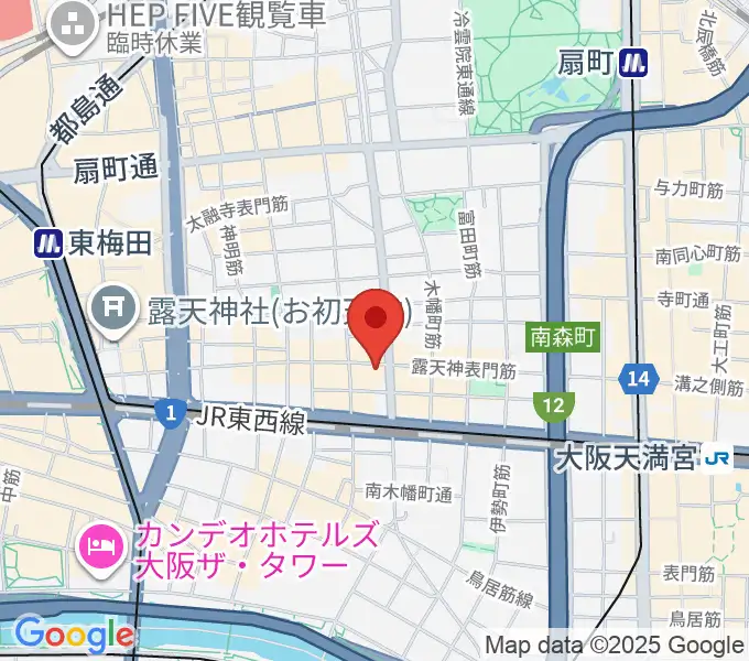 大阪Rumioの地図