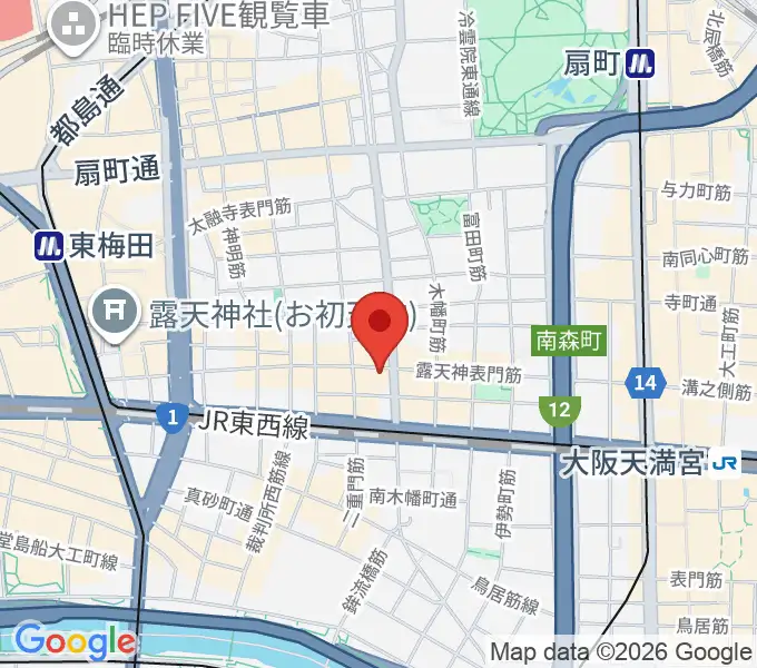 大阪Rumioの地図