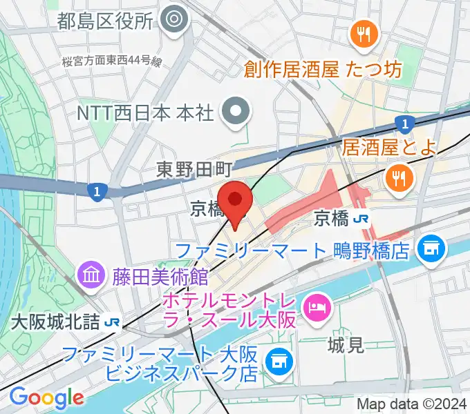 羅い舞座 京橋劇場の地図