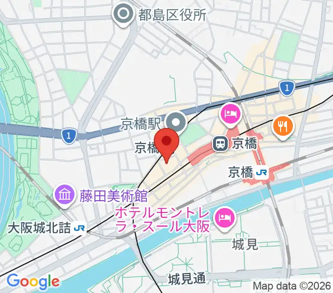 羅い舞座 京橋劇場の地図