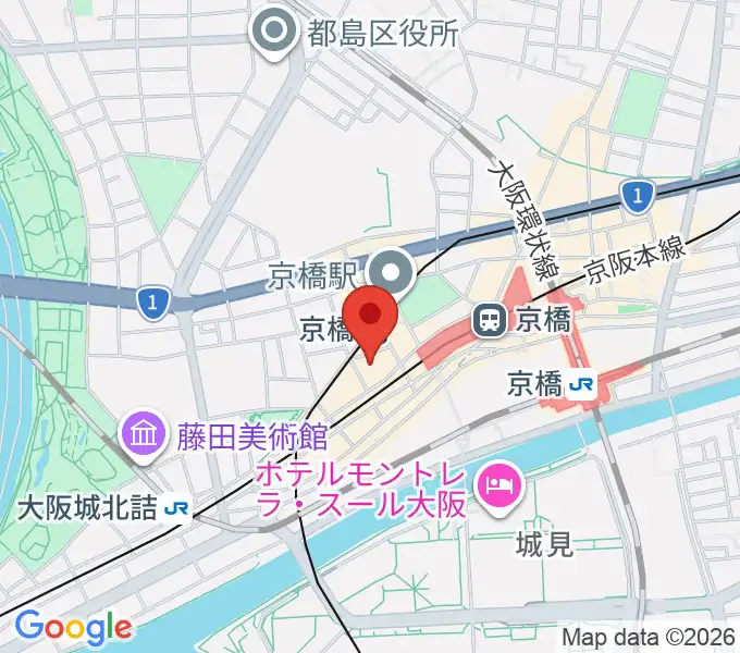 羅い舞座 京橋劇場の地図